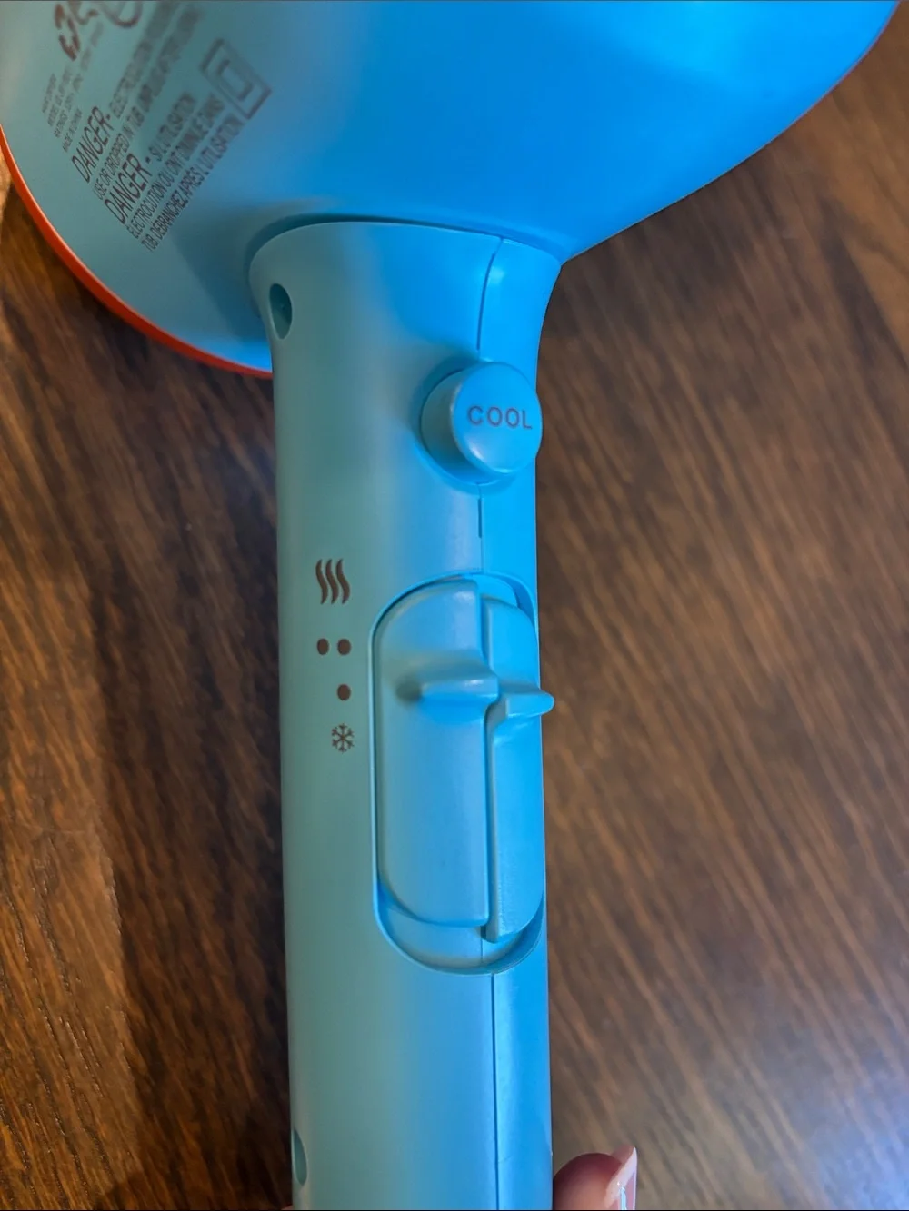 Wavytalk Kids Hair Dryer with Diffuser - Blue/Pink/Orange